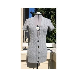 RUEHL 925 Cable Knit Cardigan Sweater